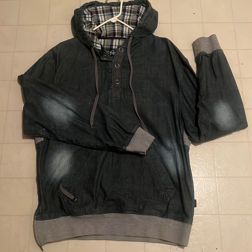 Women’s Denim SYN Hoodie Large